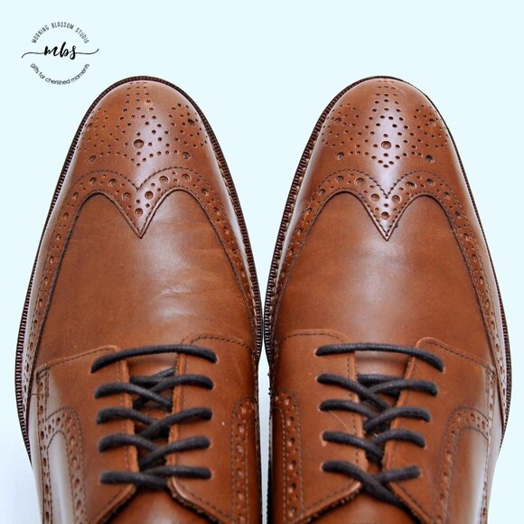 Cole Haan Modern Classics Wingtip Derby‎ Shoes Brown Men 10 main image 8